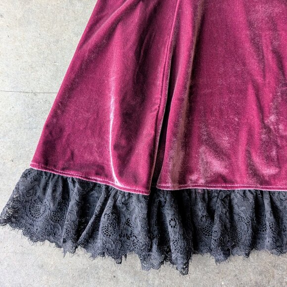 Dolls Kill House of Widow Purple Velvet Bustier Mini Dress small NWT - Picture 4 of 7